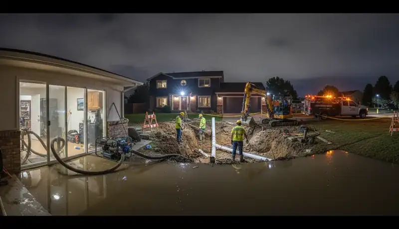 Expert Plumbing Pro - emergency-sewer-line-replacement-for-a-flooded-basement-in-green-mountain-estates
