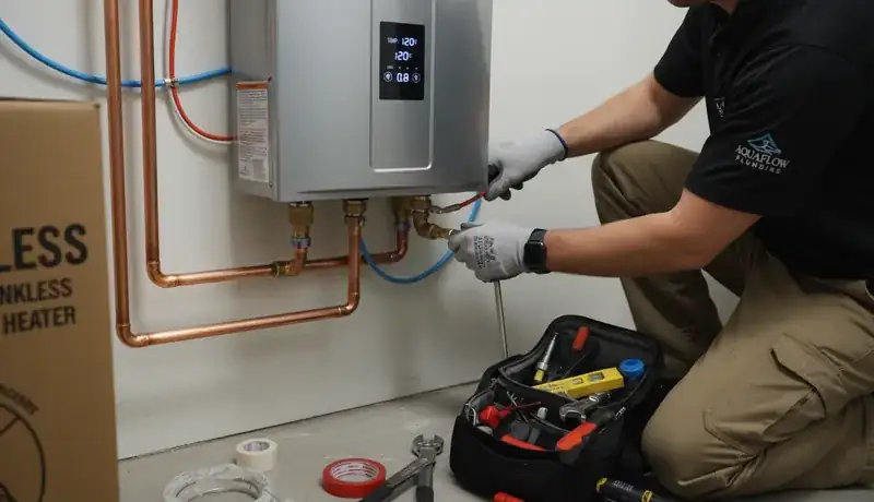 Expert Plumbing Pro - tankless-water-heater-installation